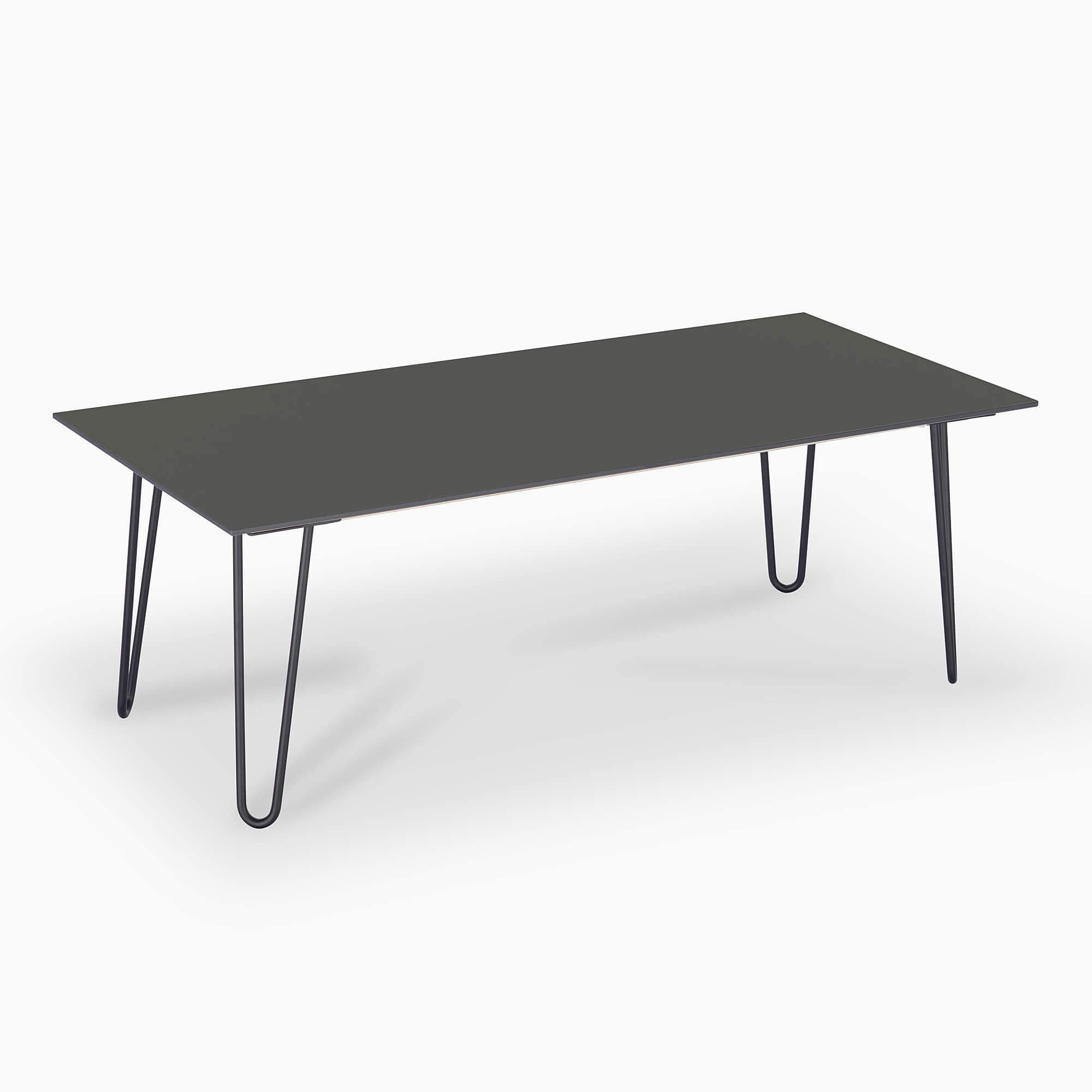 Couch-Tisch-rechteckig-laenglich-dunkelgrau-schwarz-pulverbeschichtete-Beine