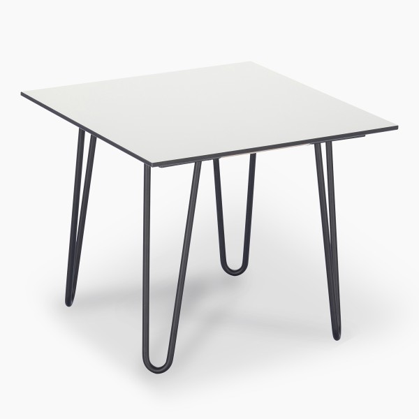 CoasLine side table white square 50 x 50 cm